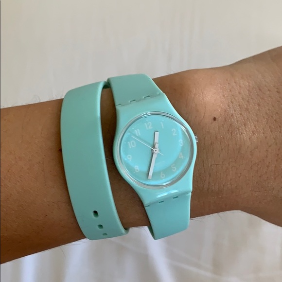 Swatch Mint Wrap Watch - Picture 3 of 3